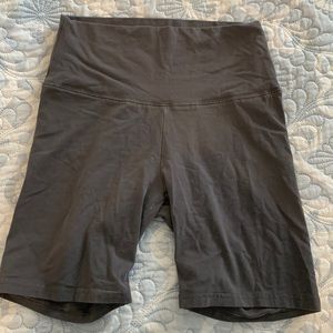 Aritzia Biker Short - Charcoal